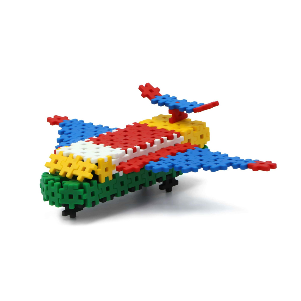 بازی ساختنی شش پر پایه یک هواپیما(آبی) هوپا