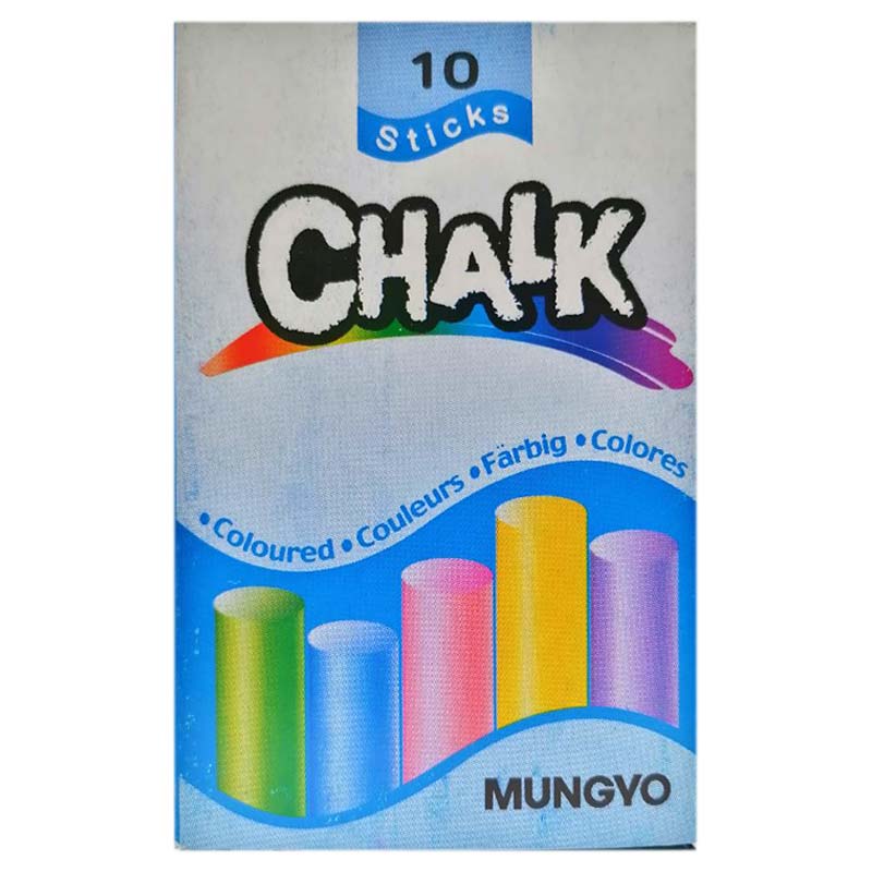 گچ تحریر رنگی 10عددی MANIMOO