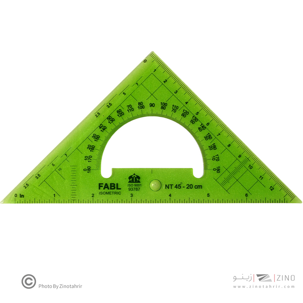 گونیا20سانت 45درجه فابل