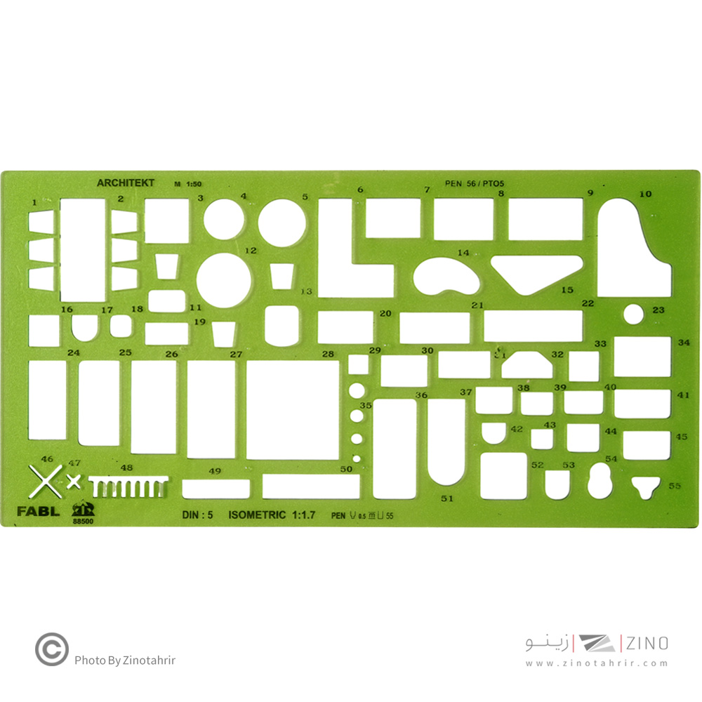 شابلون مبلمان1/50 فابل