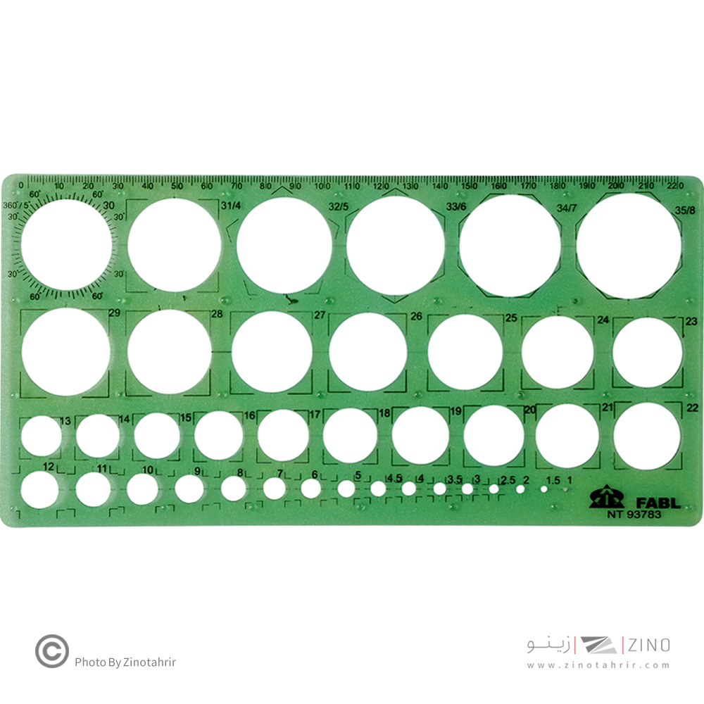 شابلون دایره39حفره فابل