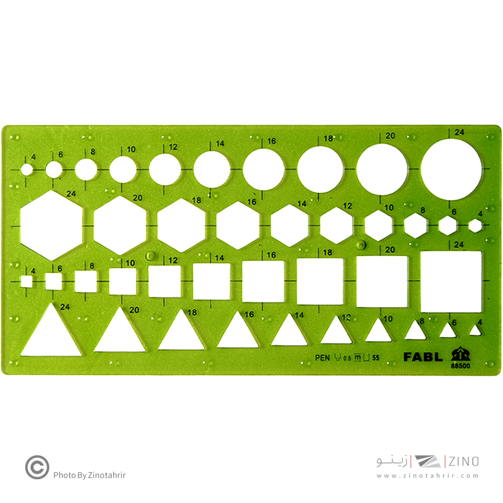 شابلون اشکال هندسی فابل