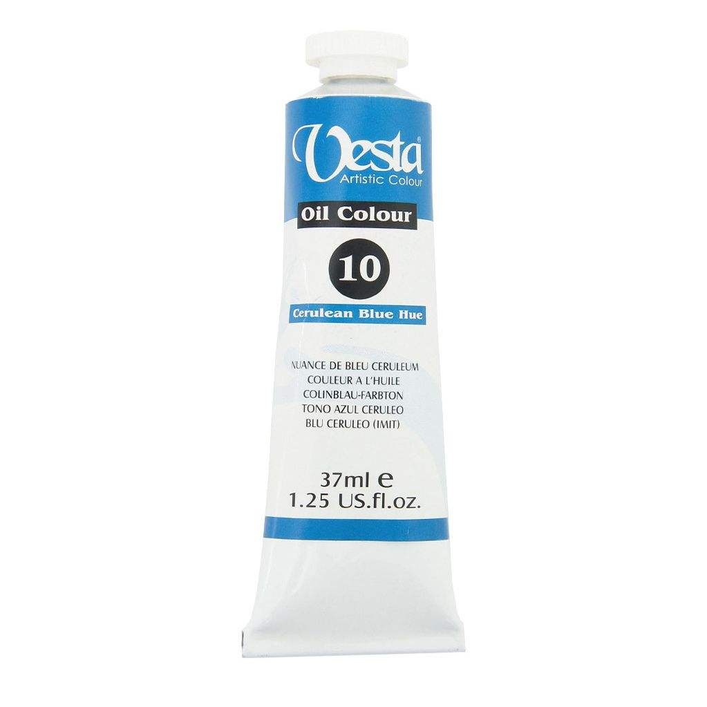 رنگ روغن 37میل وستاکد10 Hue Blue Cerulean