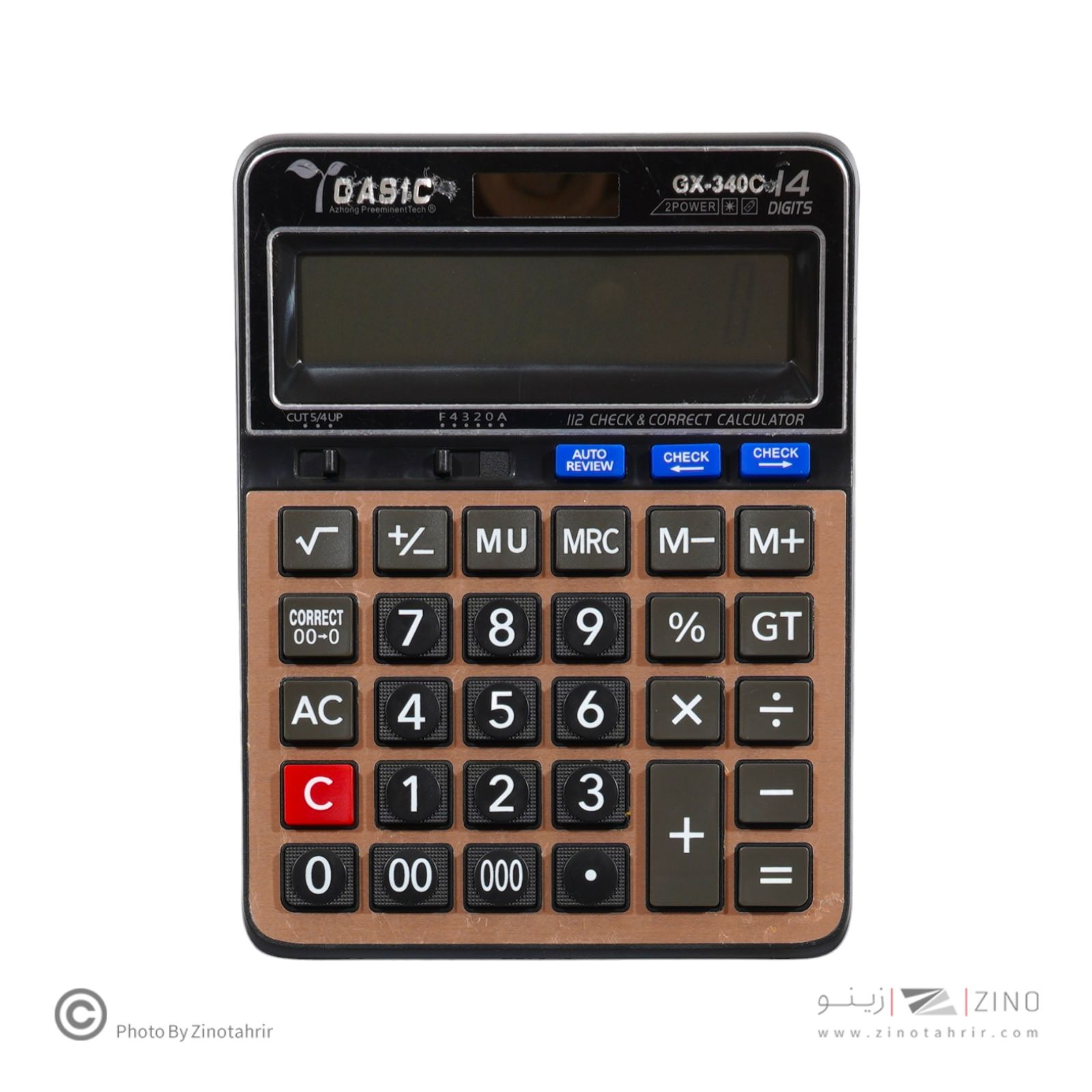 ماشین حساب رومیزی 3صفر 14رقم کاسیک کدGX-340C