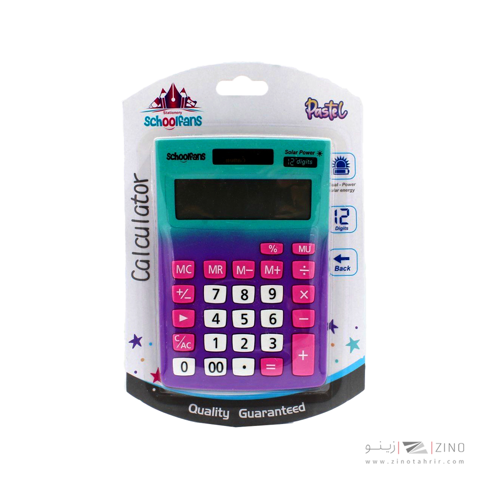 ماشین حساب رومیزی 12رقم اسکول فنز کد92901