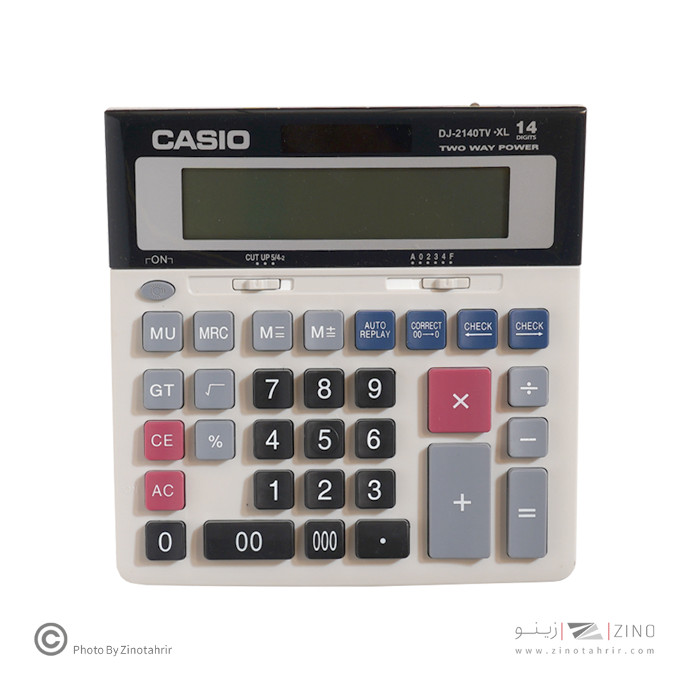 ماشین حساب رومیزی 3صفر 14رقم کاسیک DJ-2140TV.XL