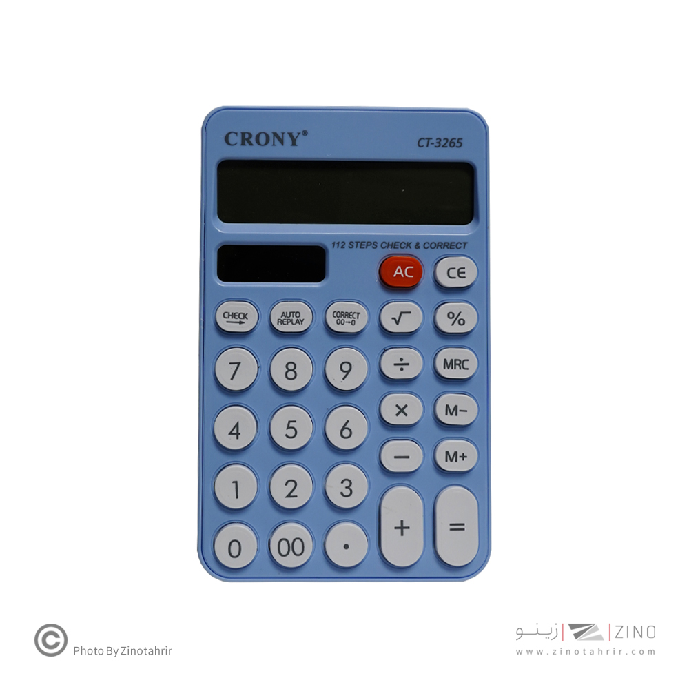 ماشین حساب رومیزی12رقم2صفرکرونی کدCT-3265