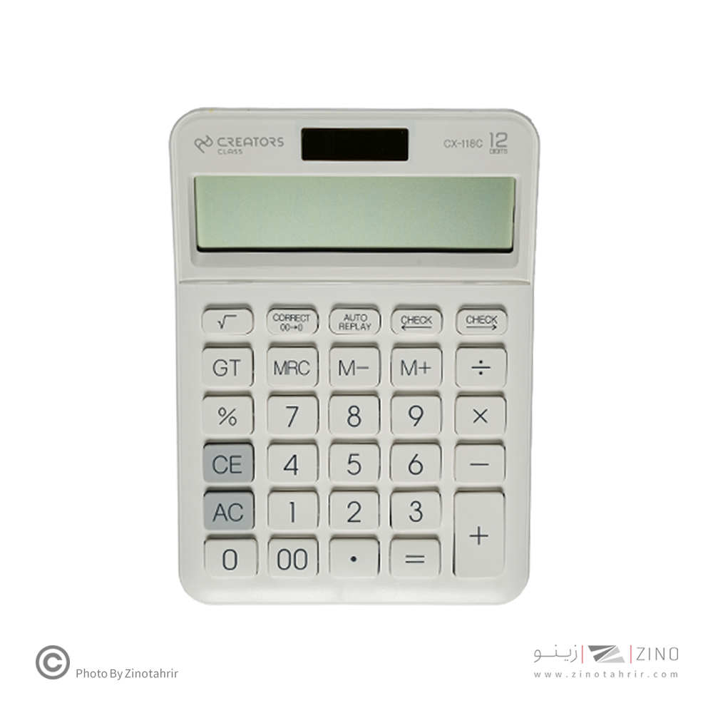 ماشین حساب رومیزی 2صفر12رقم سیکلاس کدCX-118C