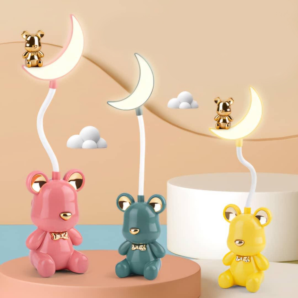 چراغ مطالعه فانتزی طرح خرس کد703 یاکدHD3402