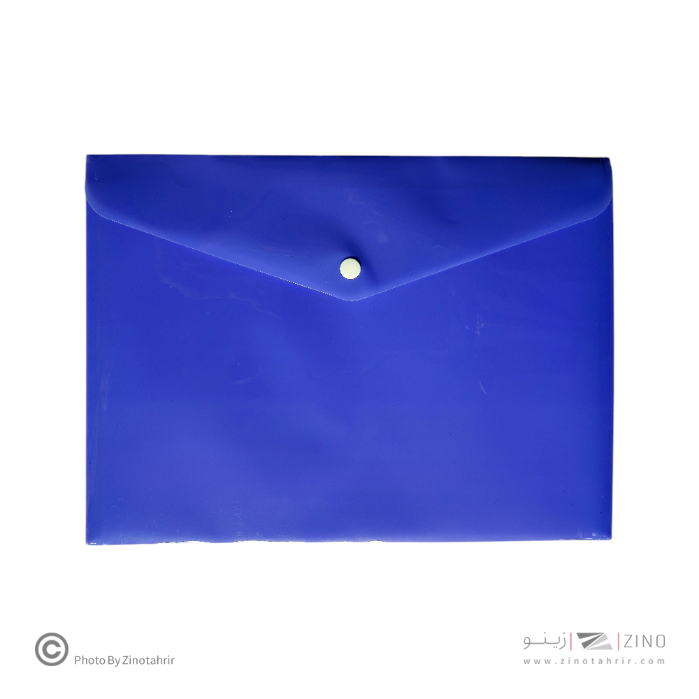 پاکت دکمه دار A4 سرمه ای(کاربنی) لیام