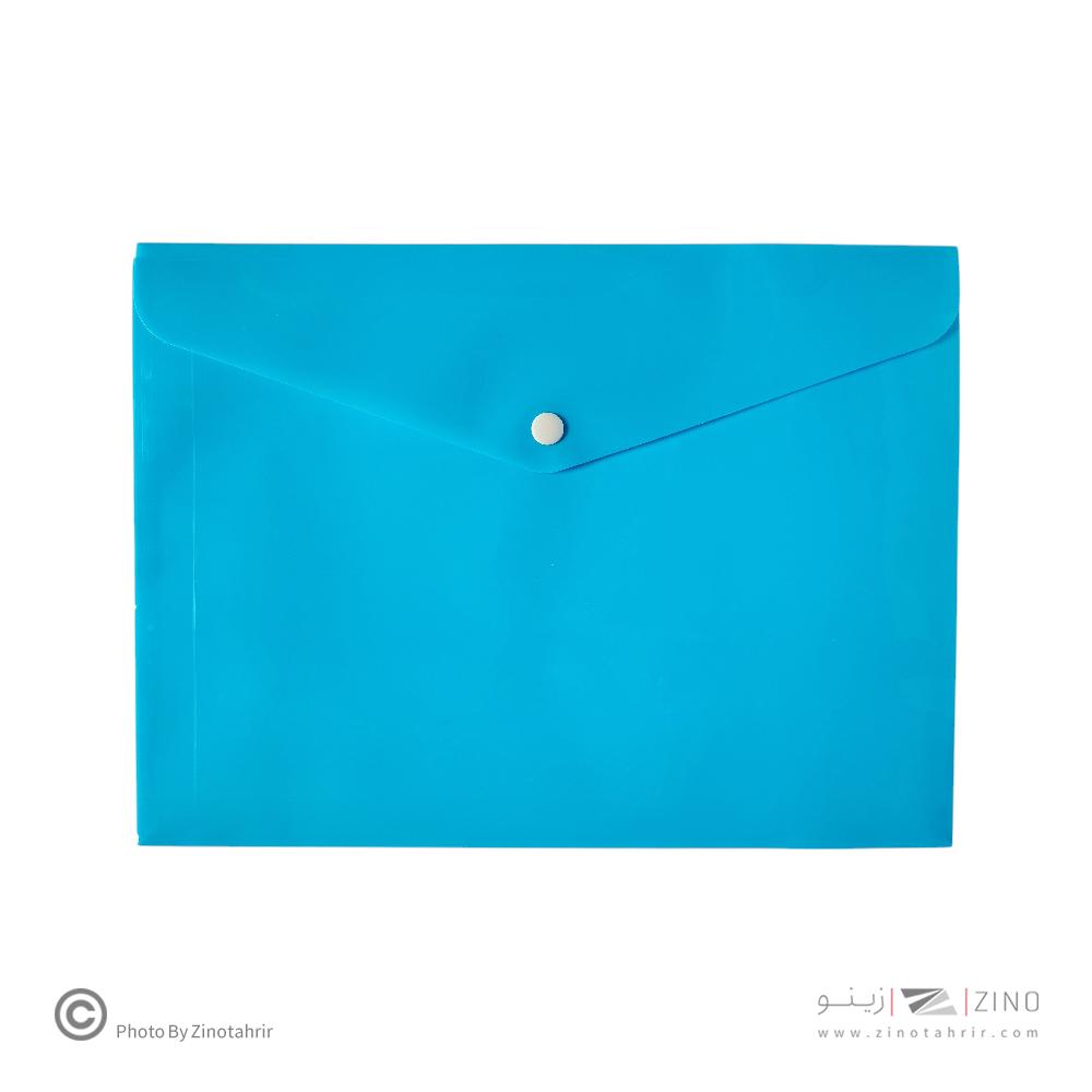 پاکت دکمه دارA4 آبی لیام