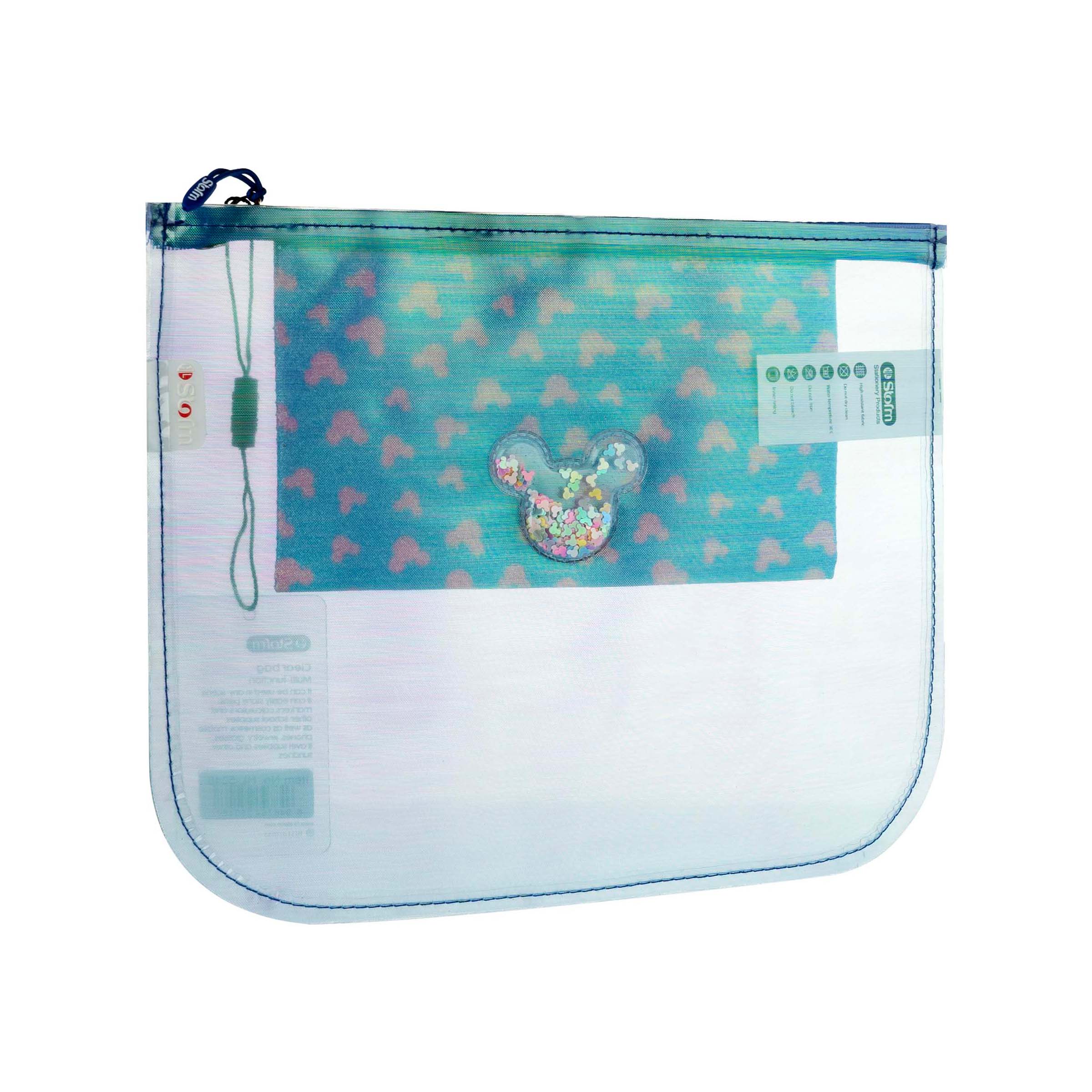 پاکت زیپ دارA5 هولگرامی جیب داراستورم کدHL-5046