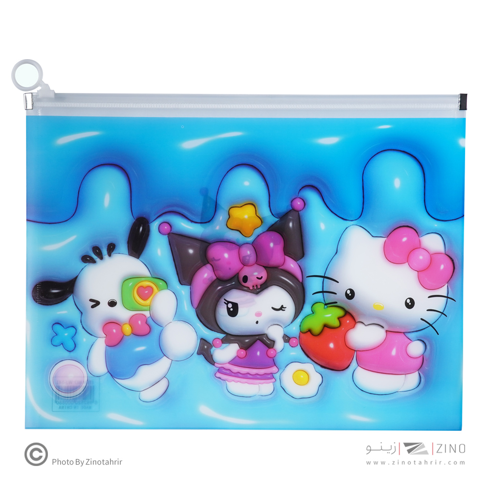 پوشه زیپ دارA4فانتزی