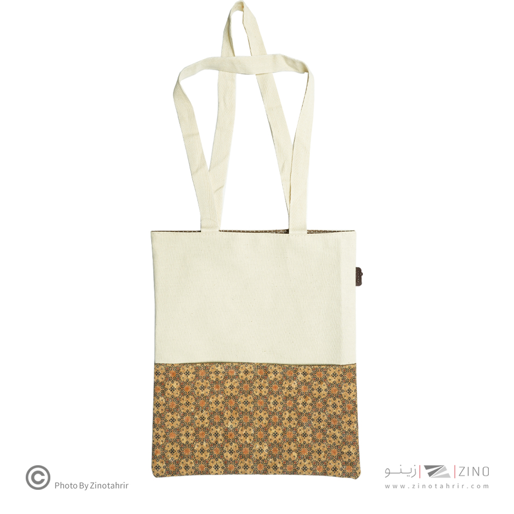 ساک خرید(توت بگ) متوسط چوب پنبه  باروک لیام کدL-16063