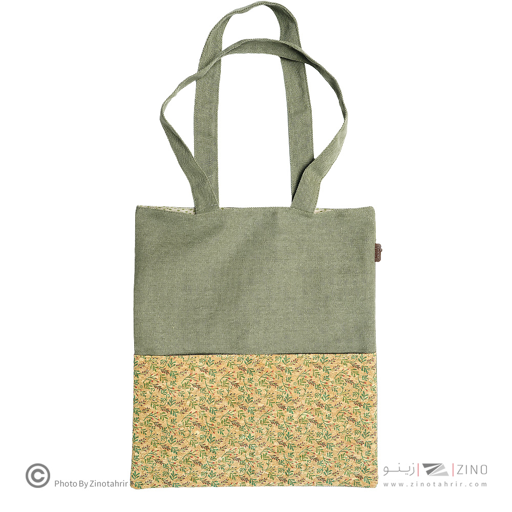 ساک خرید(توت بگ) بزرگ چوب پنبه باروک لیام کدL-16065