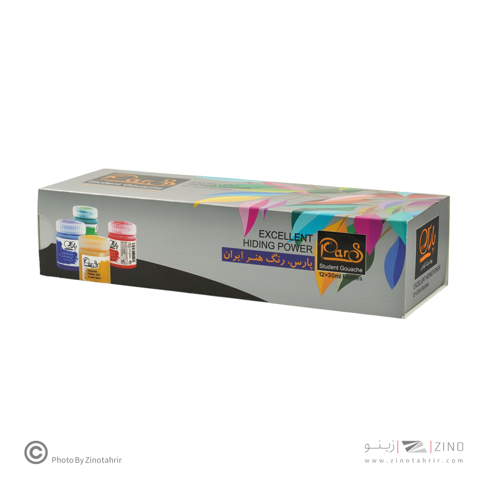 گواش پارس 12رنگ*کارتن12بسته ای*