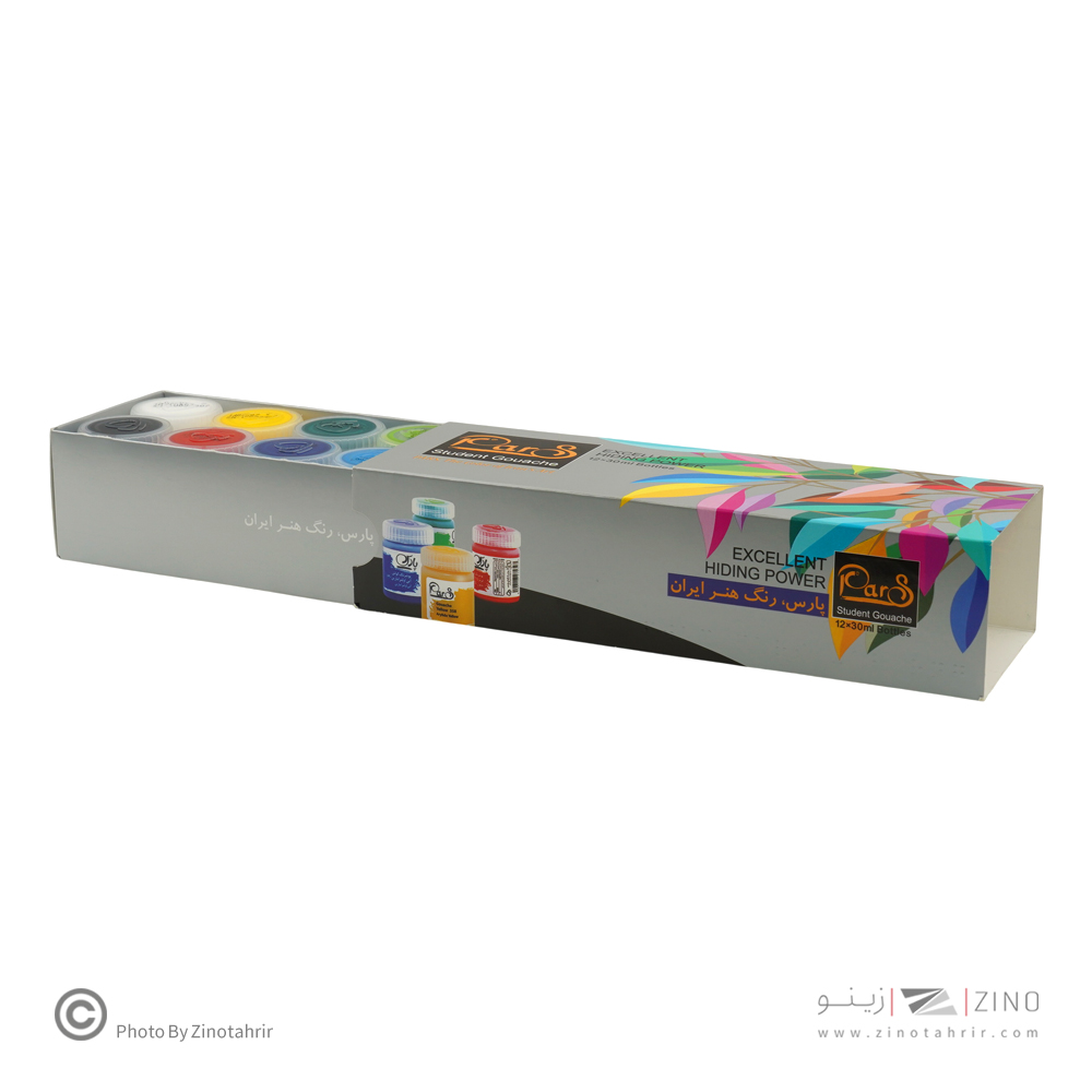 گواش پارس 12رنگ*کارتن12بسته ای*