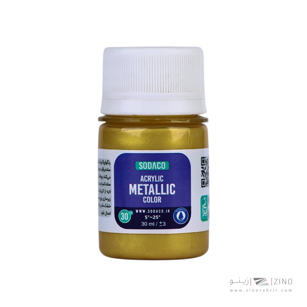اکریلیک متالیک30میل سوداکو طلایی کد00291
