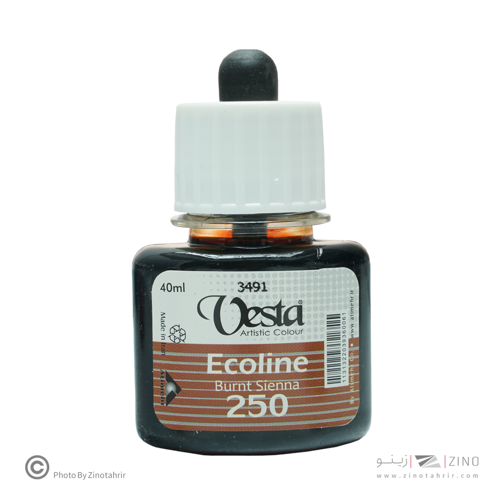 اکولین قهوه ای کم رنگ وستا کد250