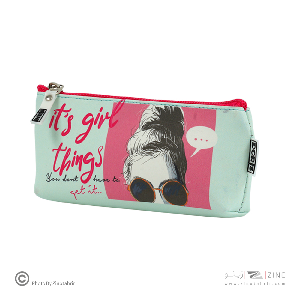 جامدادی تک زیپ طرح کاراکتر1 دوریس