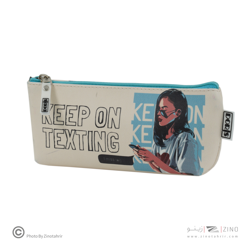 جامدادی تک زیپ طرح کاراکتر1 دوریس