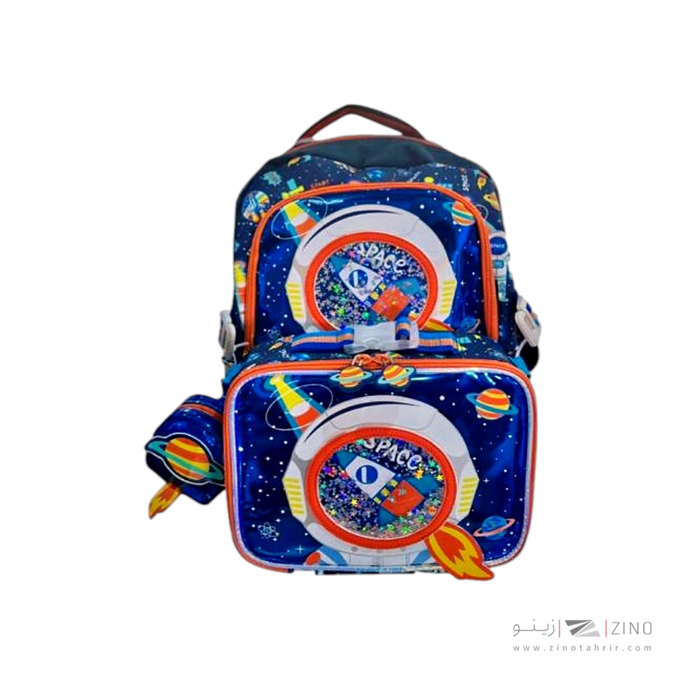 ست کوله پشتی به همراه ظرف غذا وست فضانورد کدU2092-1