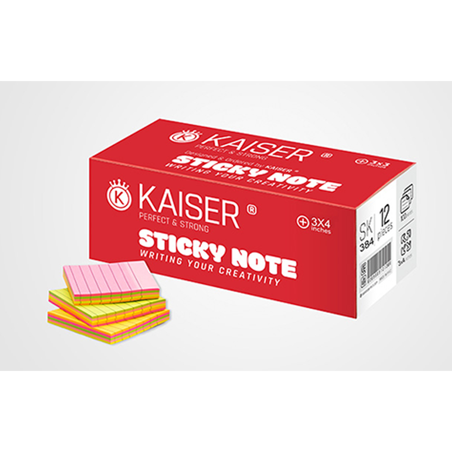 پست ایت 76*100 الوان خط دار کایزر کدSK384