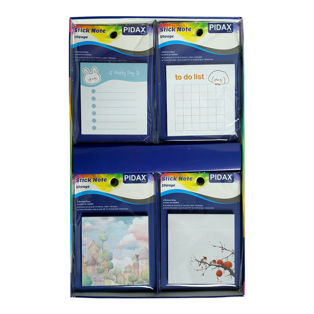 پست ایت 76*76 (طرح دار) پیداکس کدP-375