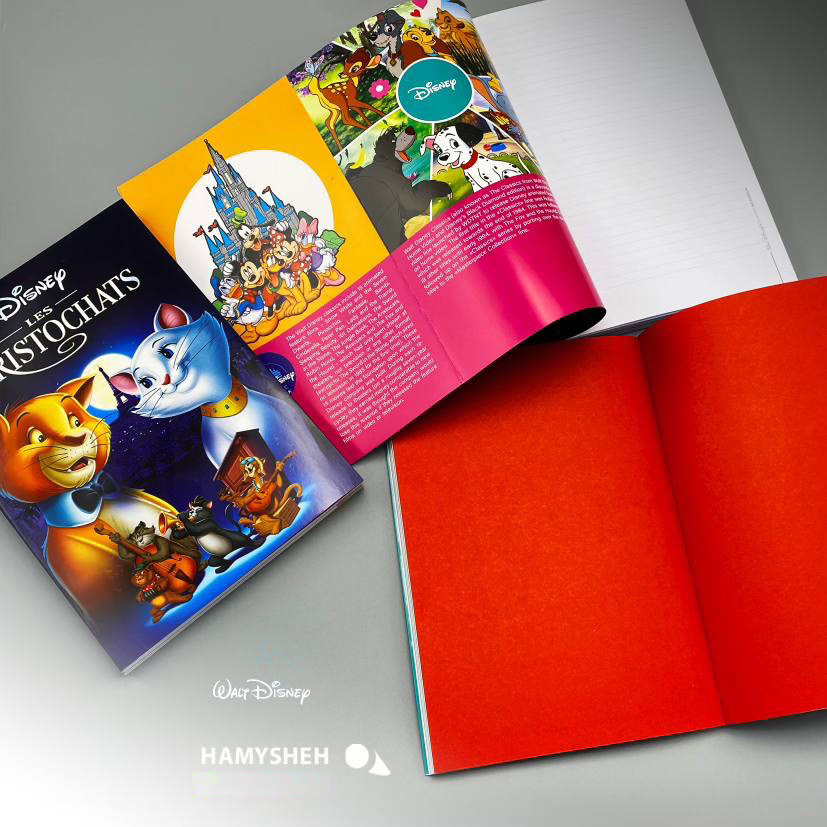 یادداشت سری والت دیزنی جلدگلاسه سایز21*14 همیشه