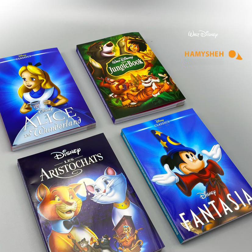 یادداشت سری والت دیزنی جلدگلاسه سایز21*14 همیشه