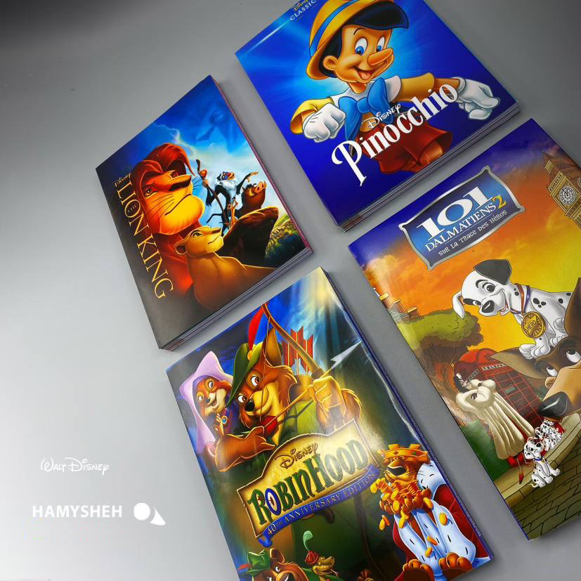 یادداشت سری والت دیزنی جلدگلاسه سایز21*14 همیشه