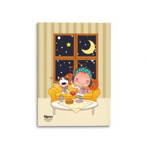 دفتر40برگ وزیری شومیزفانتزی الیپون کد292کارتن108عددی