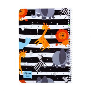 دفتر40برگ وزیری سیمی فانتزی الیپون کد214کارتن96عددی