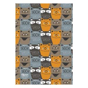 دفتر60برگ وزیری شومیزکلاسیک الیپون کد215کارتن 80عددی