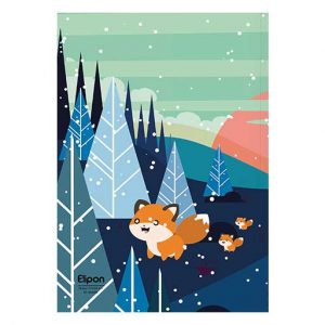 دفتر60برگ وزیری شومیزفانتزی الیپون کد220کارتن84عددی