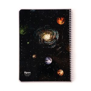 دفتر80برگ وزیری سیمی مجلدکلاسیک الیپون کد234کارتن 48