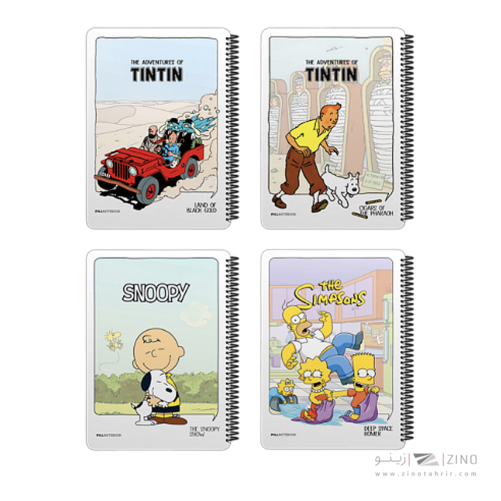 دفتر100برگ رحلی سیمی جلد سخت پیل سری کمیک 