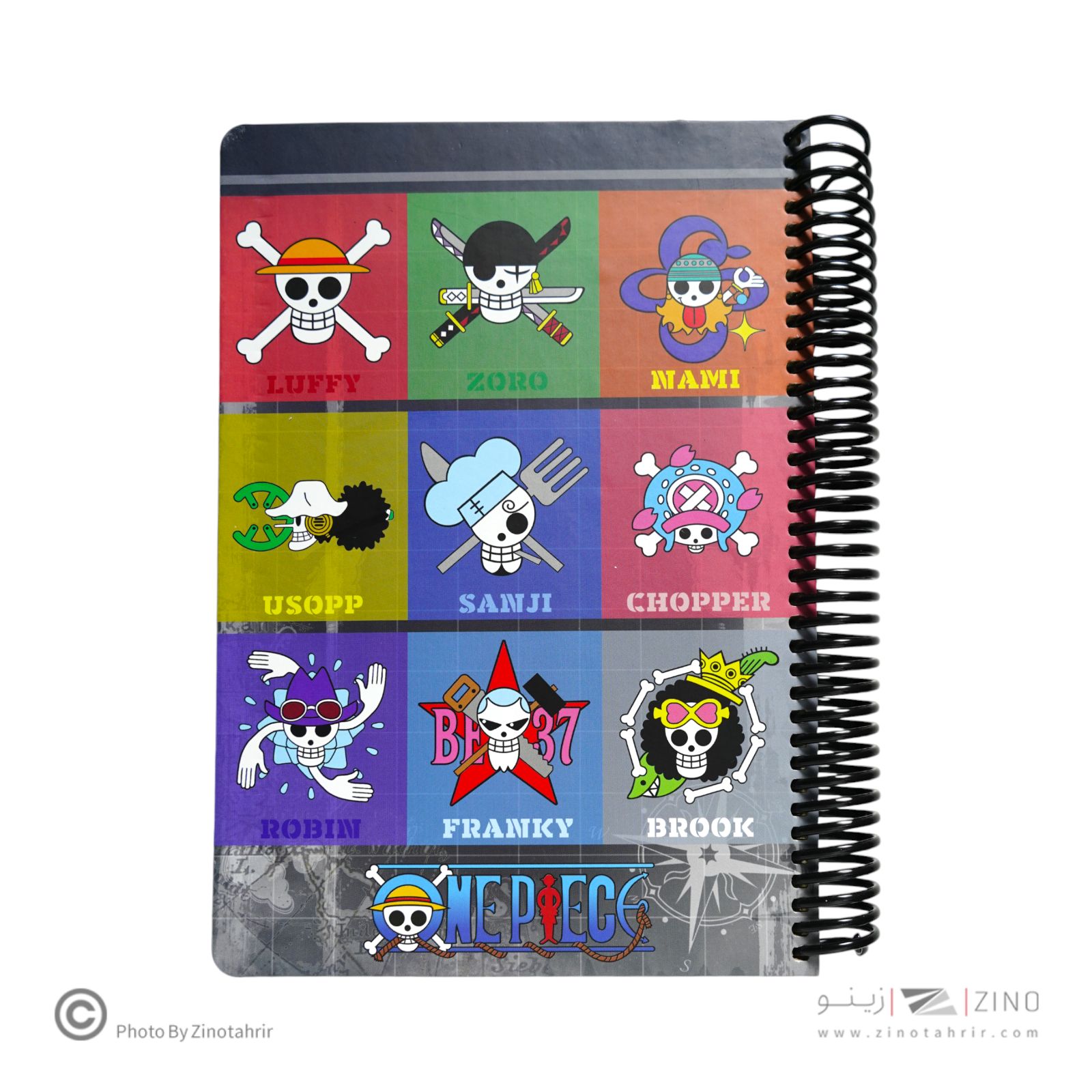 دفتر100برگ وزیری سیمی جلد سخت لانگو سری کرومی کدCH-760