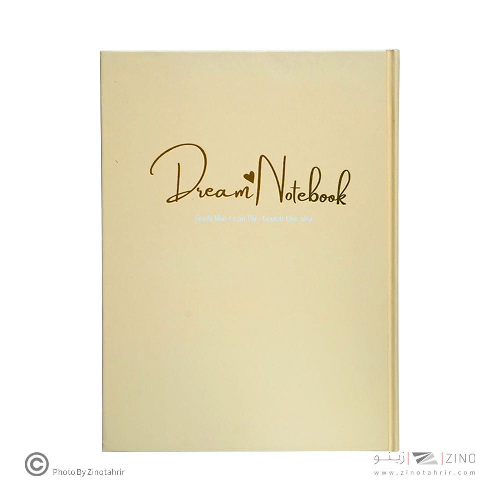 دفتر100برگ خطدارA4 ته دوخت جلدسخت طلاکوب/نقره برگ سری کیوت پالت کد70401