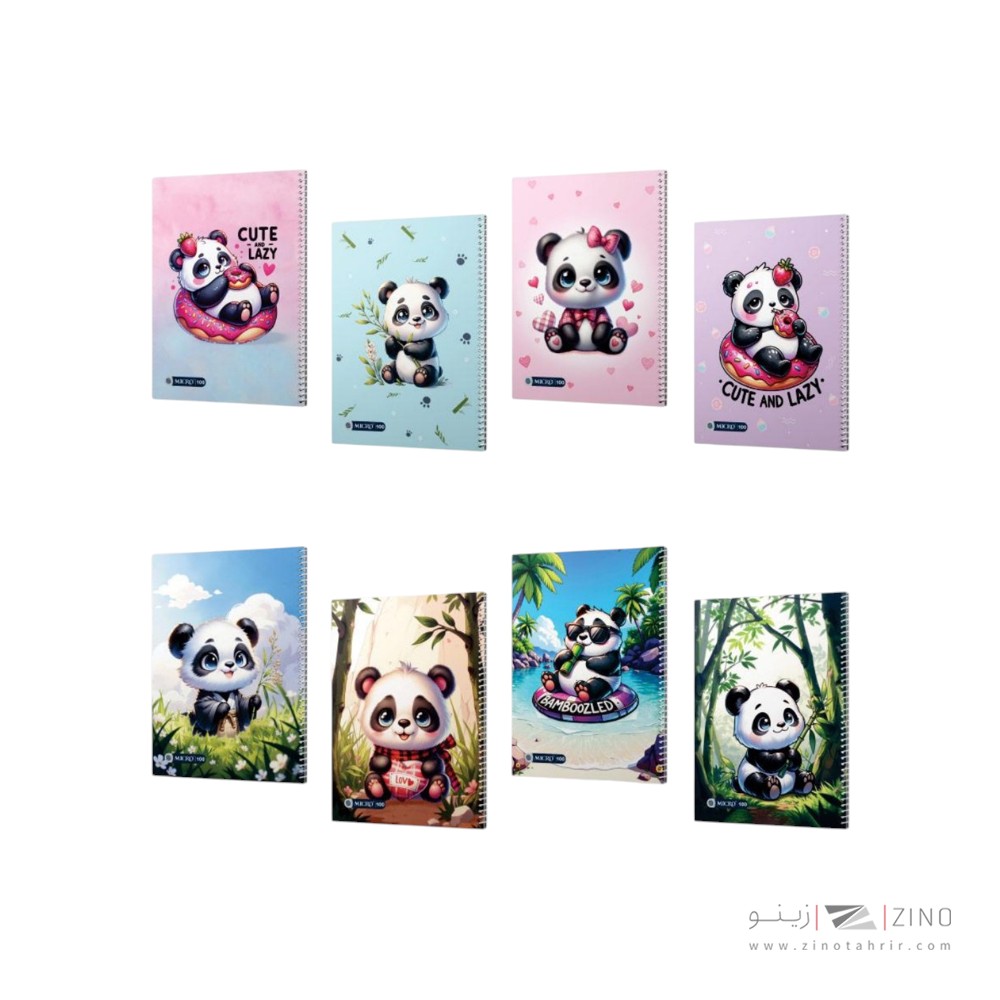 دفتر100برگ وزیری سیمی مجلد میکرو طرح فانتزی کد   c 37-62-63-64-65-66