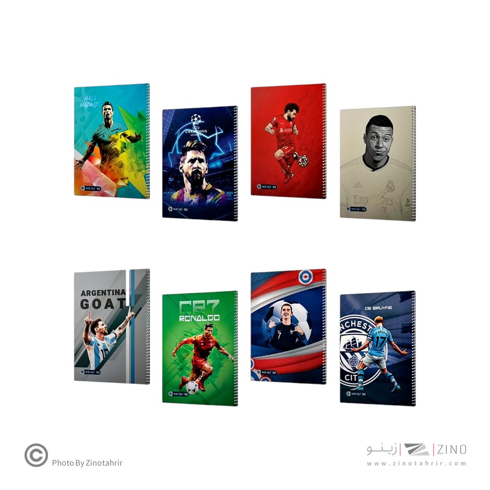 دفتر50برگ وزیری سیمی مجلد میکرو طرح فانتزی کد c 43-44-45-49-89