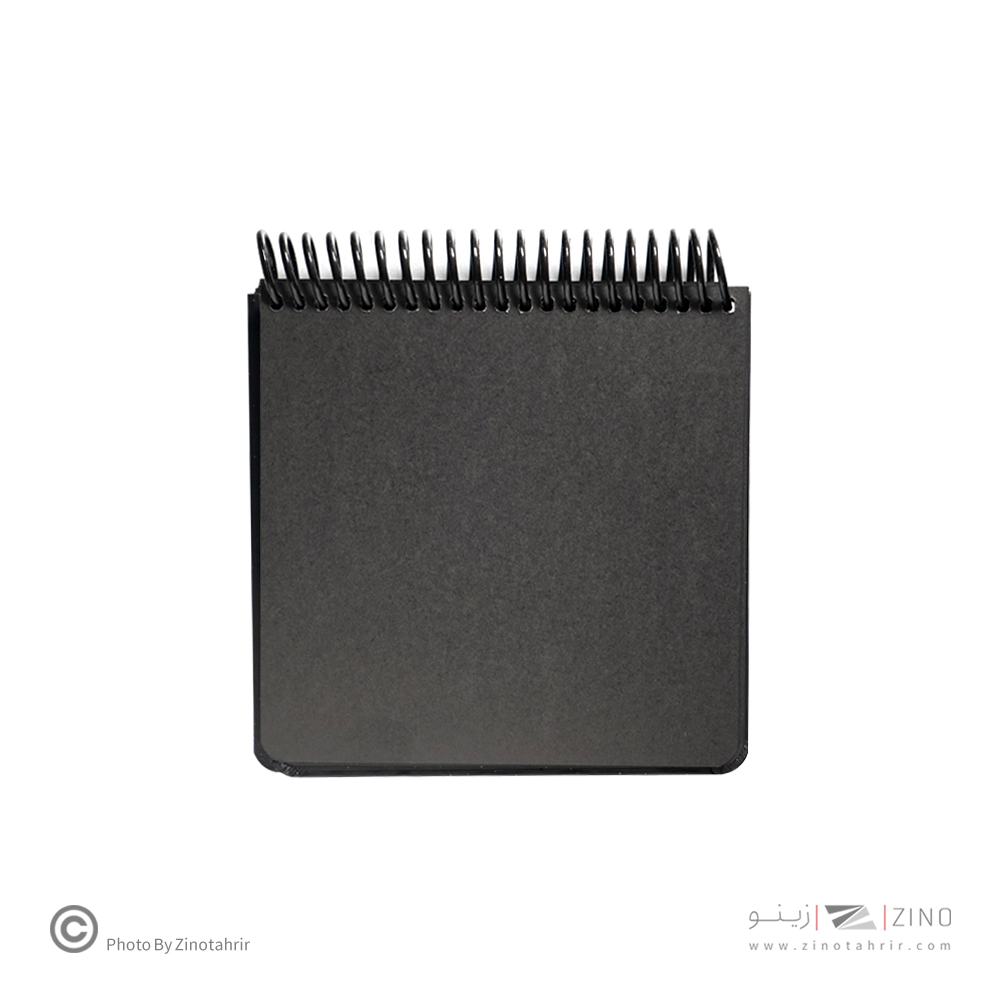 دفتر80برگ کاغذ مشکی(بی خط)140*140سیمی جلد سخت لانگو کدBN-405