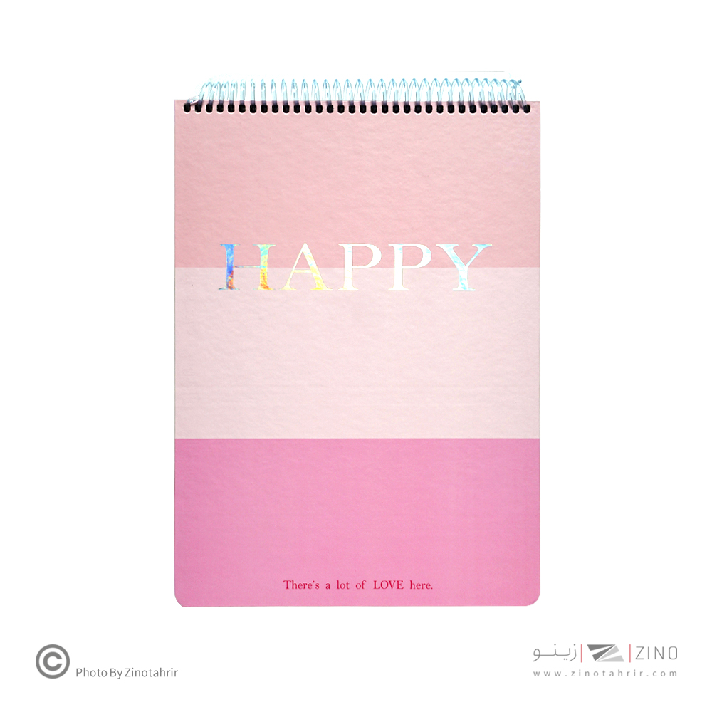 دفتر100برگA4سیم از بالا لانگو سری هپی پرو نوت