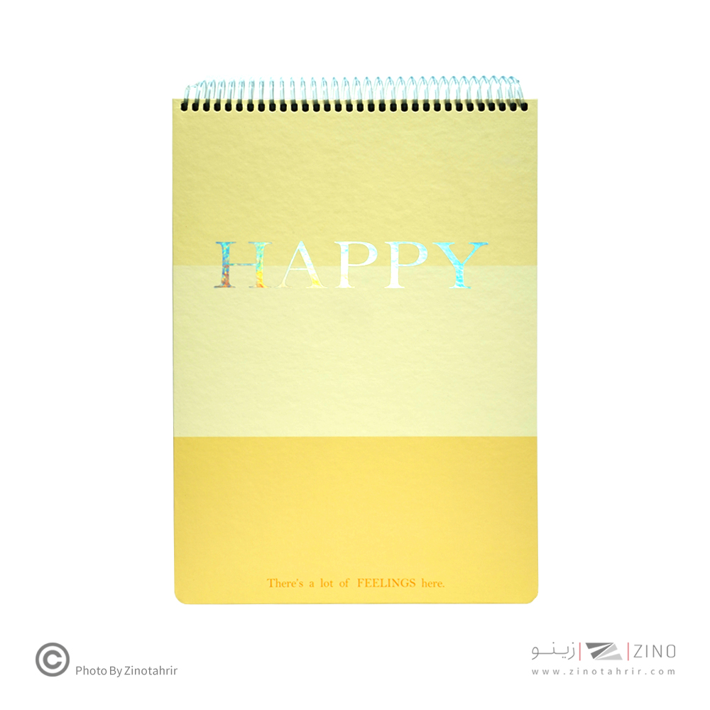 دفتر100برگA4سیم از بالا لانگو سری هپی پرو نوت