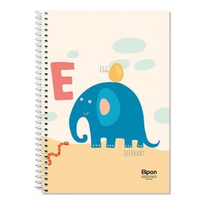 دفتر40برگ دوخط وزیری سیمی فانتزی الیپون کد290کارتن96عددی