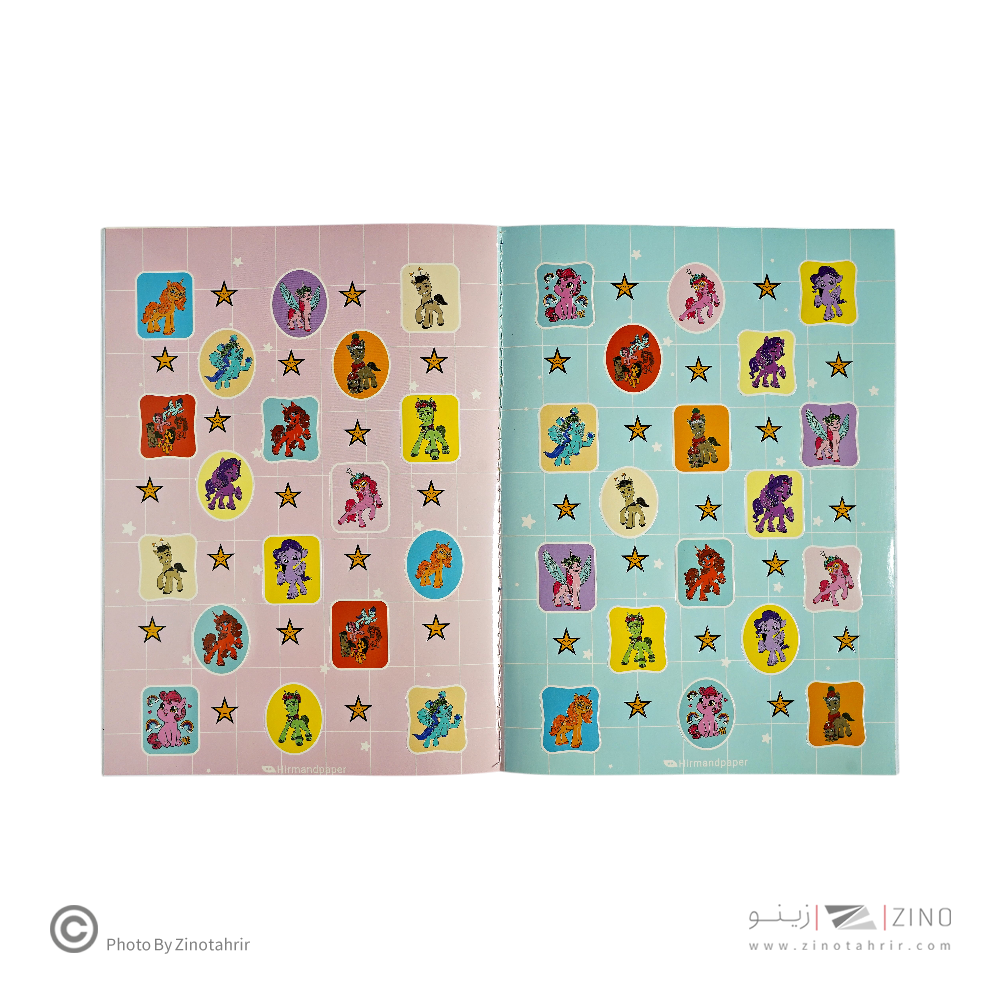 دفتر رنگ آمیزیA4 کودکان طرح جور هیرمند پیپر