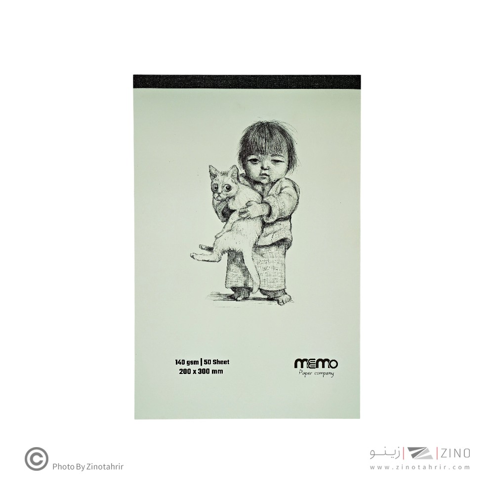 پد طراحی سایزA4مقوا140گرم MEMO