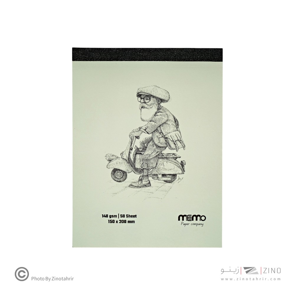 پد طراحی سایز20*15مقوا140گرم MEMO