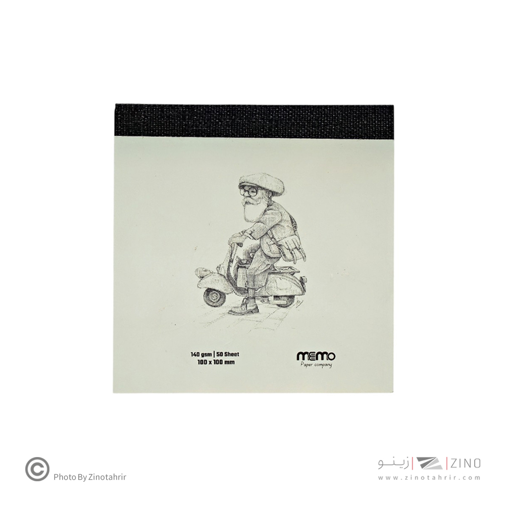 پد طراحی سایز10*10مقوا140گرم MEMO