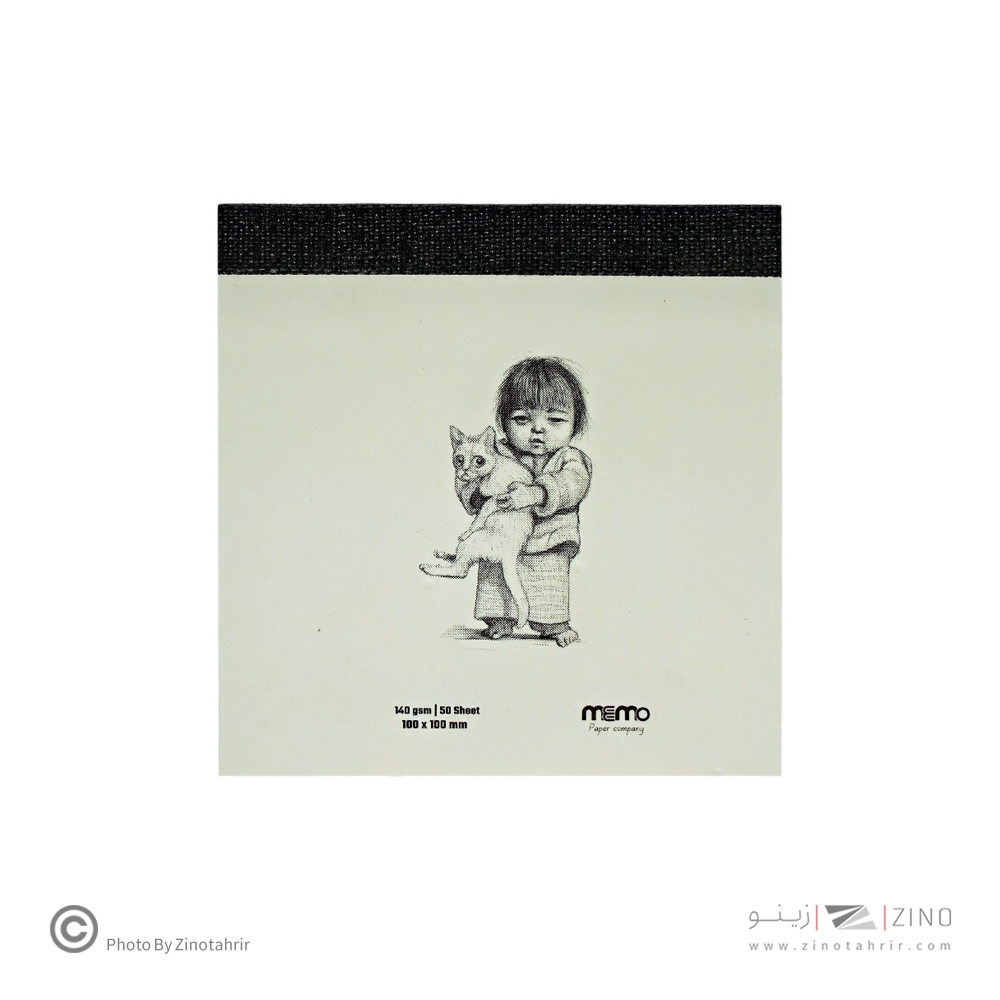 پد طراحی سایز10*10مقوا140گرم MEMO